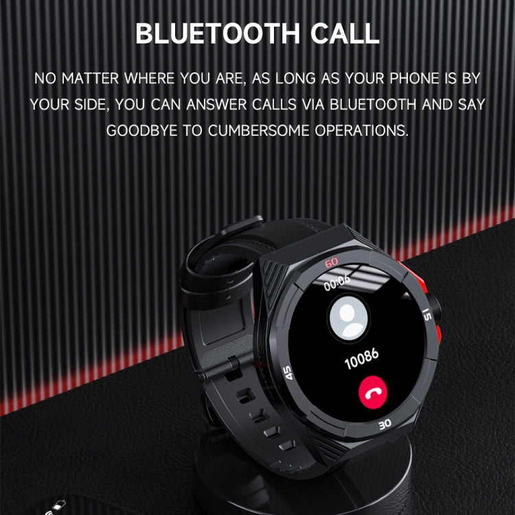 LOKMAT COMET2 PRO 1.46-Inch 5ATM Waterproof Bluetooth Call Smart Watch, Black Leather, Brown Leather, Black Stainless Steel - Shello's Creative Boutique
