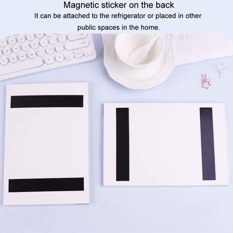 A5 120 Pages Magnetic Day Planner Sticky Note Book Tearable Notebook Management Workbook
