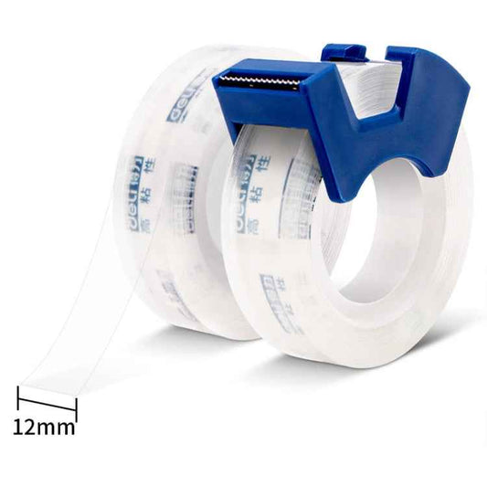 Deli Transparent Tape Student Stationery Office Correction Questions Sticky Typo Tape