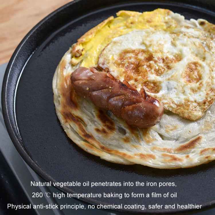 Thickened Cast Iron Skillet Non-Coating Non-Stick Pancake Pan Omelette Steak Pot