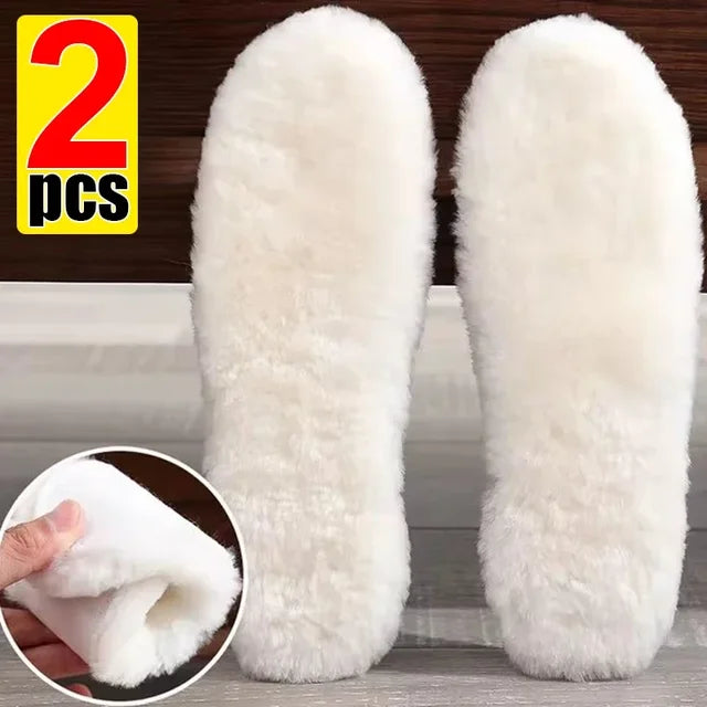 Unisex Australia Sheepskin Insoles Natural Real Fur Wool Cashmere Snow Boots Shoe Pad Children Wool Insoles Warm Winter Shoes eprolo