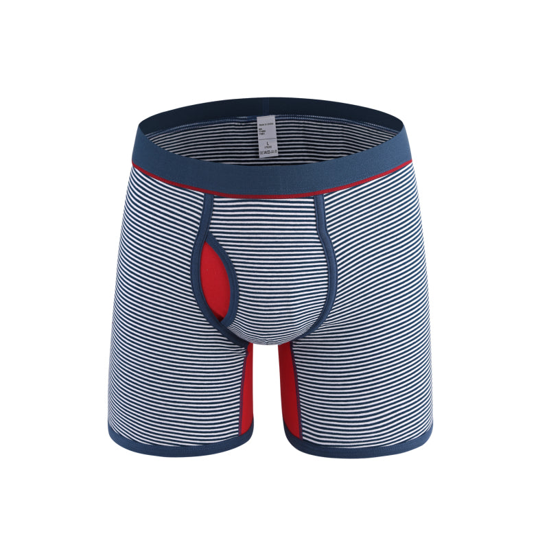 Men's Stretch Stripe Knit Boxer Briefs Shello's Creative Boutique