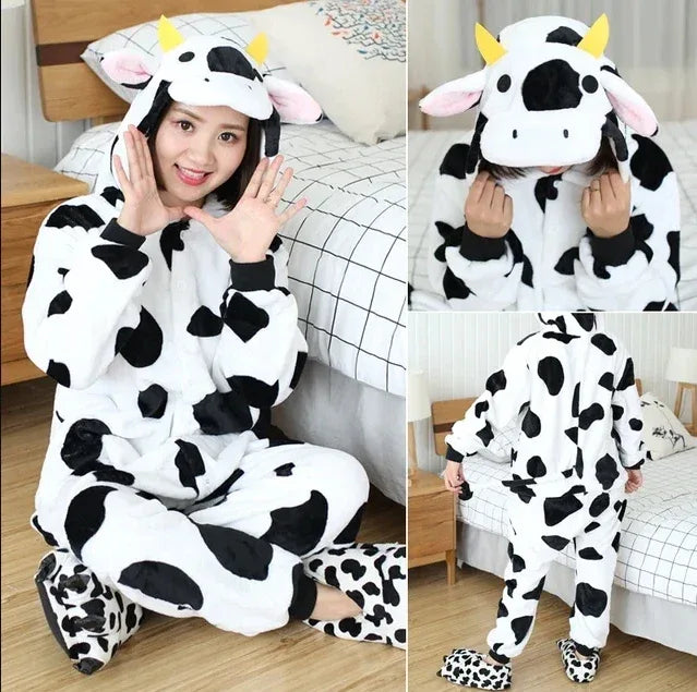 Adult Kigurumi Animal Onesie - Cosy Christmas & Halloween Costume - Shello's Creative Boutique