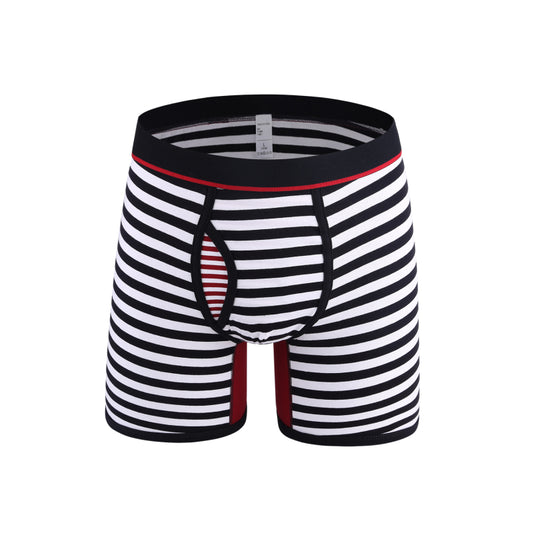 Men's Stretch Stripe Knit Boxer Briefs Shello's Creative Boutique