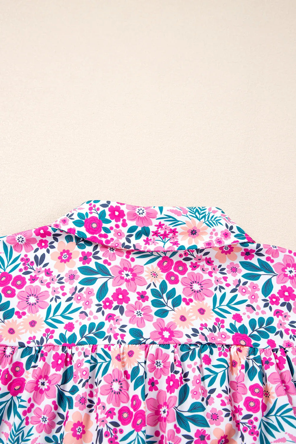 Plus Size Floral Puff Sleeve Dress - Romantic Elegance with a Boho-Chic Twist! - Shello's Creative Boutique
