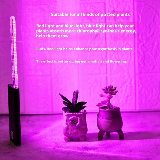 Compact 21 LED Grow Light - USB Indoor Plant Light 10W - Shello's Creative Boutique