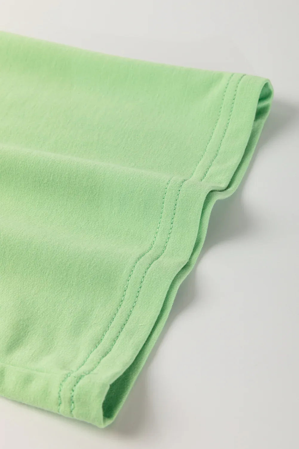 Meadow Mist Green Plus Size Drop Shoulder Tee Loose Shorts Set - Relaxed Comfort Meets Effortless Style! - Shello's Creative Boutique