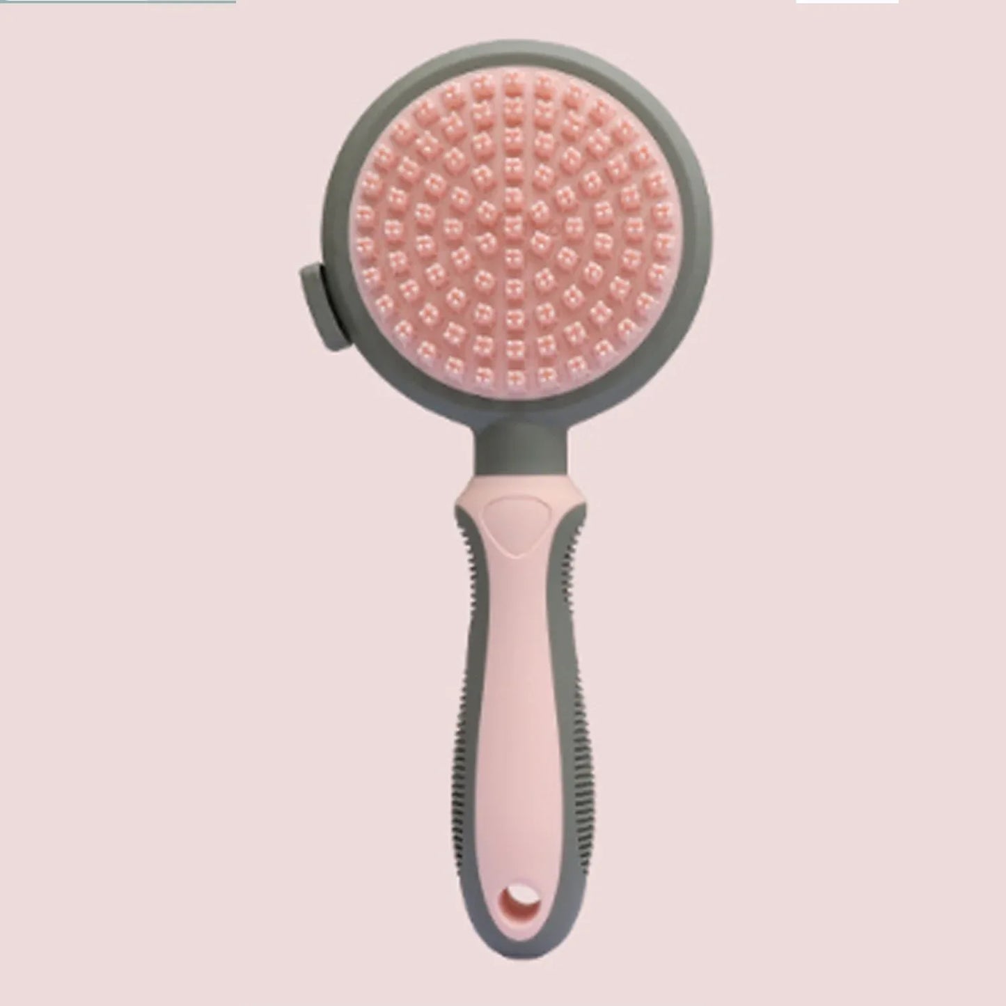 2-in-1 Cat Grooming Brush - Double-Sided Slicker & Flea Comb with Release Button - Shello's Creative Boutique