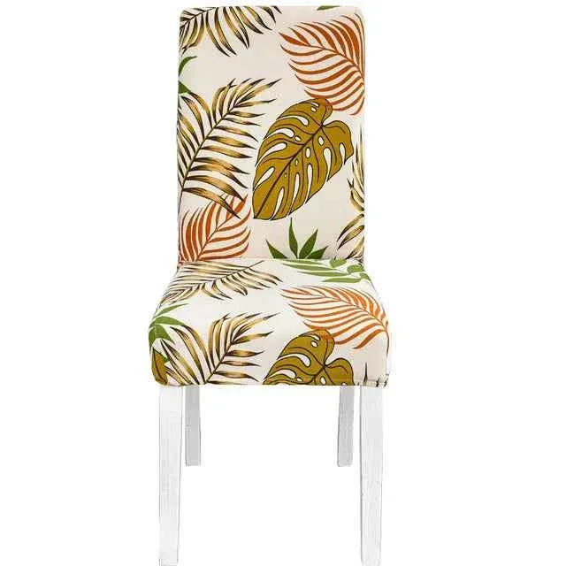 Floral Chair Covers - Elastic Spandex Slipcovers - Shello's Creative Boutique