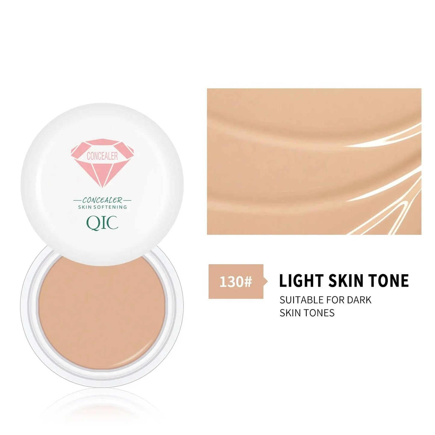 High Coverage Concealer - Waterproof Foundation BB Cream for Dark Circles & Blemishes - Shello's Creative Boutique
