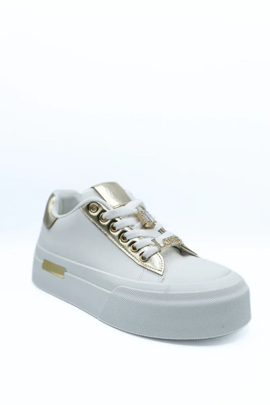 Lace Up Love Platform Trainers - Shello's Creative Boutique