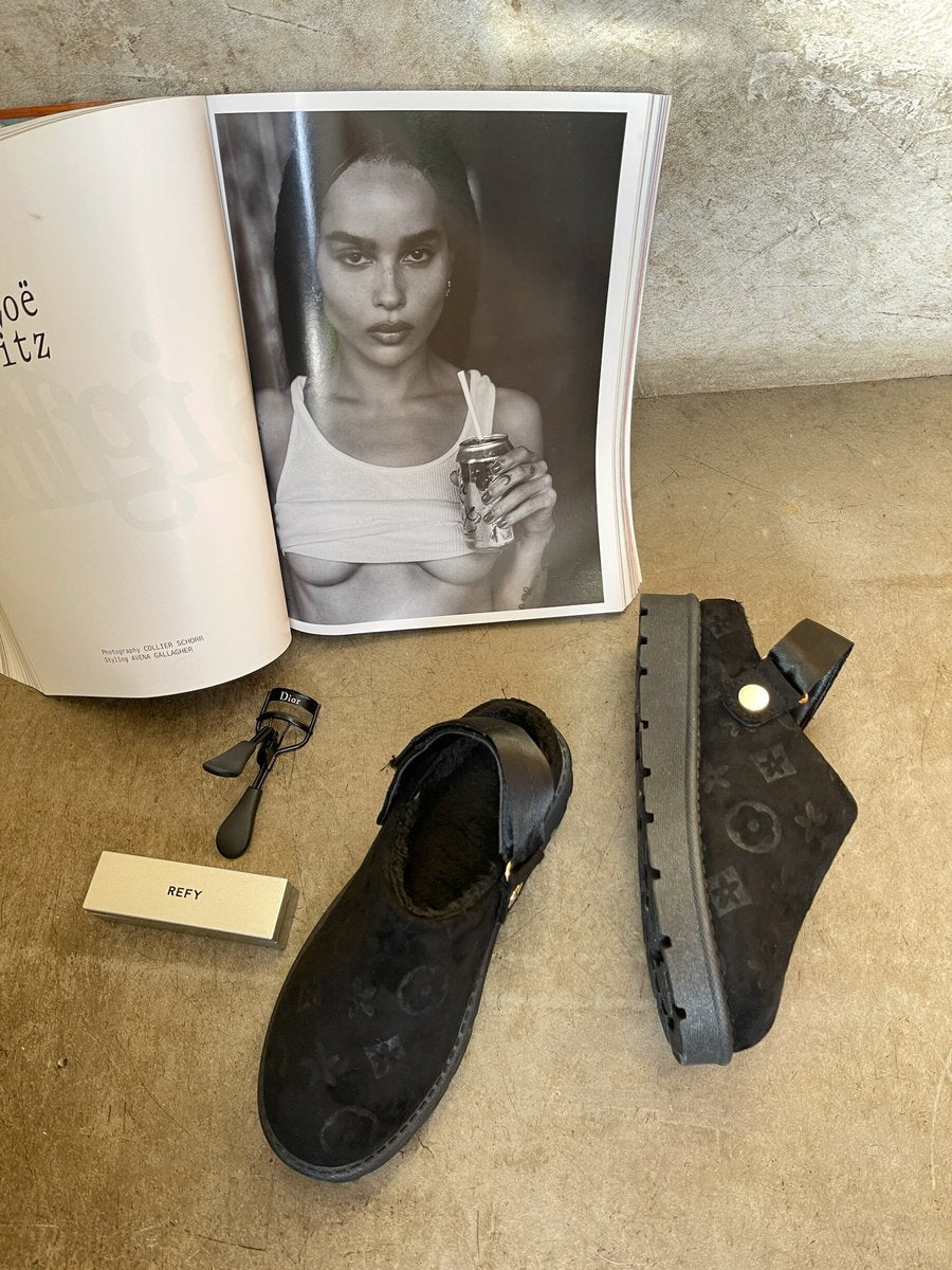 Printed Sling Back Platform Clogs Moda