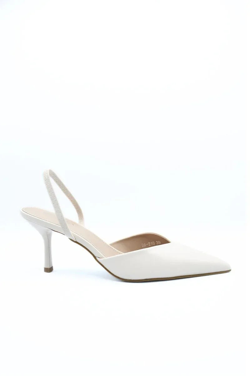 Pointed Toe Slingback High Heels - Shello's Creative Boutique