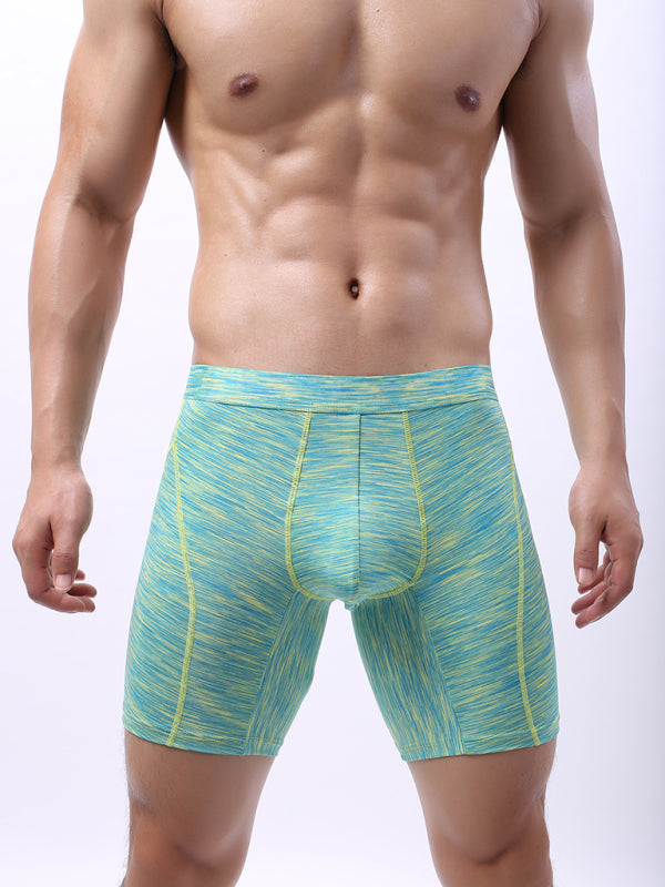 New Men's Gradient Pattern High Elasticity Polyester Underwear Loungewear Shello Creative Boutique