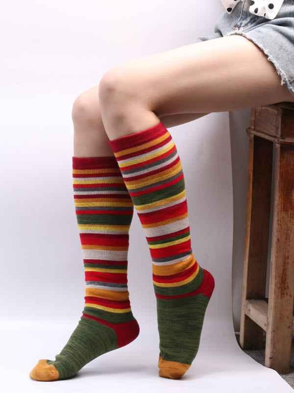 Women's Christmas Stockings - Colorful Flower Design for Festive Cheer - Shello's Creative Boutique