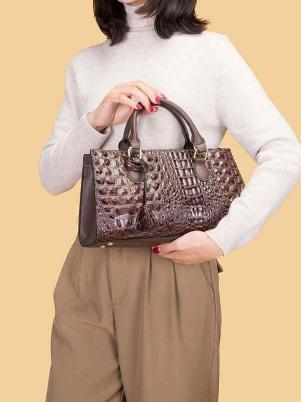 Retro Shoulder Messenger Bag - Stylish Embossed Handheld Fashion Tote - Shello's Creative Boutique