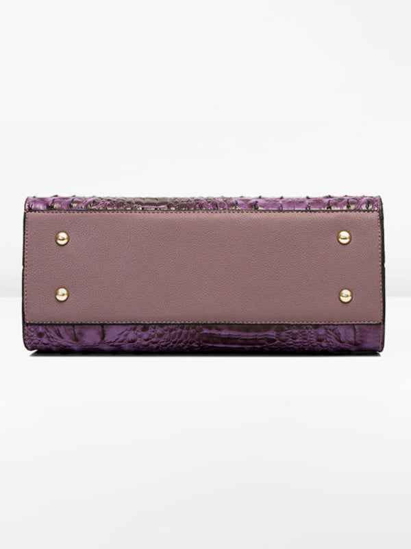 Retro Fashion Embossed Handheld Shoulder Messenger Bag