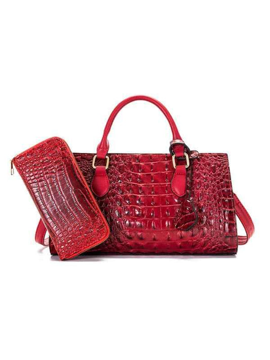 Retro Shoulder Messenger Bag - Stylish Embossed Handheld Fashion Tote - Shello's Creative Boutique
