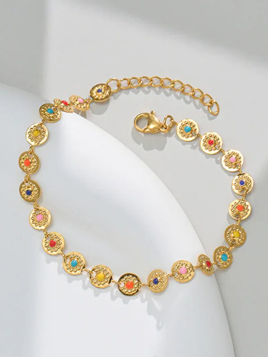 Women's cute oil dripping love bracelet - Shello's Creative Boutique