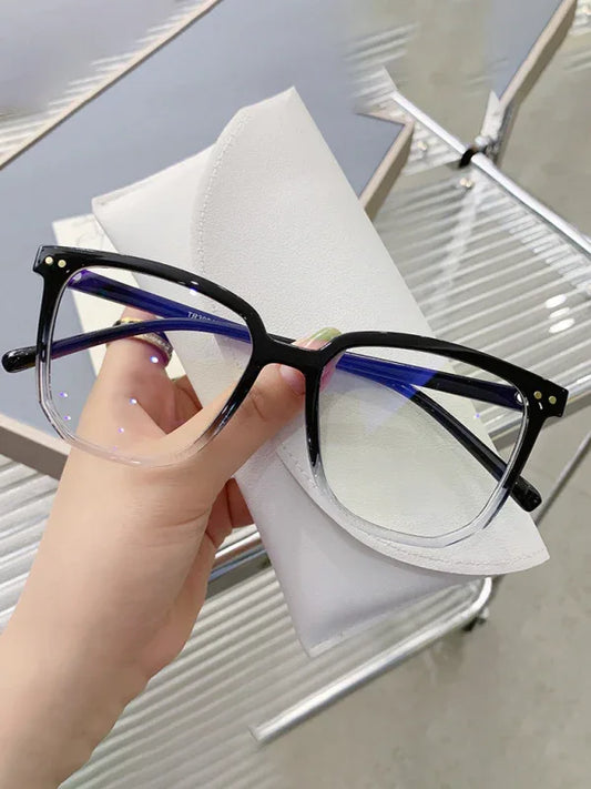 New Style Anti-Blue Light Large Frame Glasses for Fashion-Forward Eye Protection - Shello's Creative Boutique