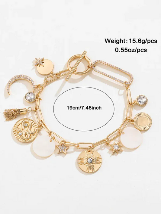 Starry Sky Jewelry Set - New Magic Necklace, Bracelet, and Earrings - Shello's Creative Boutique