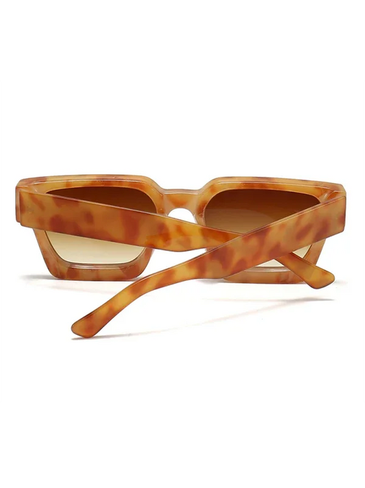 New women's thick frame sunglasses trendy square frame sunglasses - Shello's Creative Boutique
