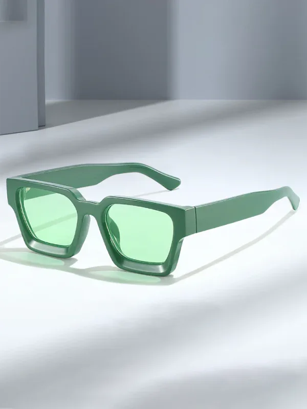 New women's thick frame sunglasses trendy square frame sunglasses - Shello's Creative Boutique