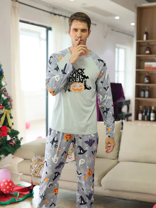 Family Matching Halloween Print Pajama Set - Shello's Creative Boutique