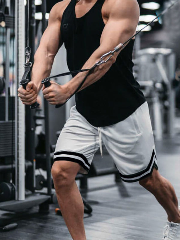 Leisure Sports Shorts Men'S Speed Outdoor Fitness Basketball Men'S Quarter Pants Shello's Creative Boutique