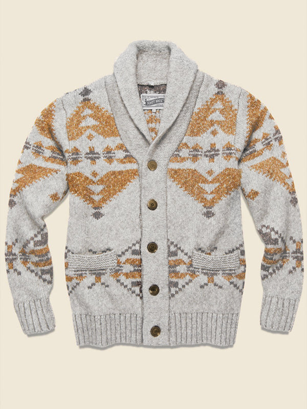 Jacquard Outer Wear Sweater Long Sleeve Knitted Jacket Top Shello's Creative Boutique
