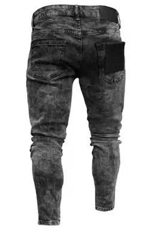 Men's Distressed Street Style Skinny Jeans Shello's Creative Boutique