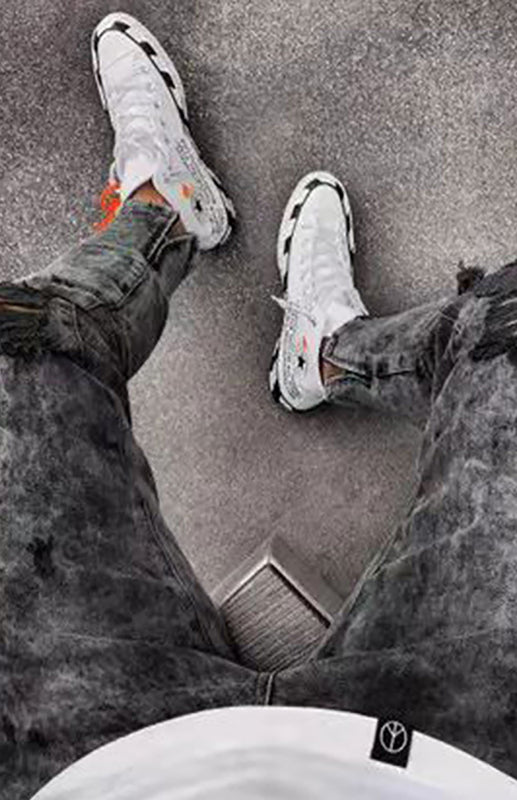Men's Distressed Street Style Skinny Jeans Shello's Creative Boutique