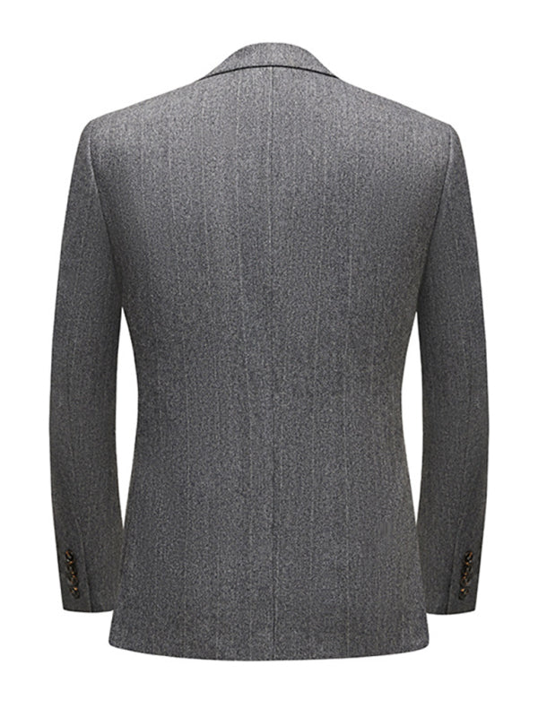 Four Seasons Lapel Collar Solid Wool Regular Sleeve Coat Shello's Creative Boutique