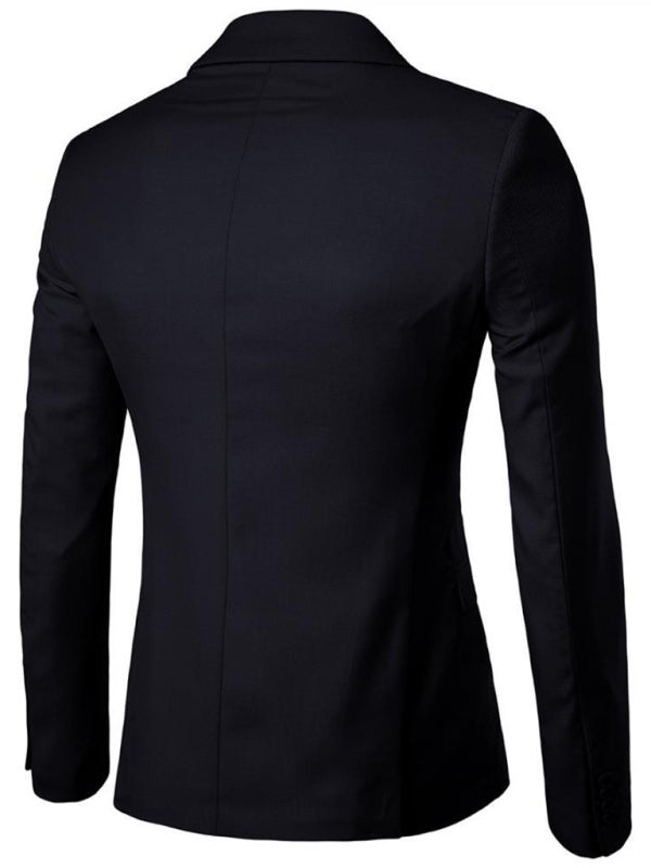 Men's Light Business Long Sleeve Blazer Shello's Creative Boutique