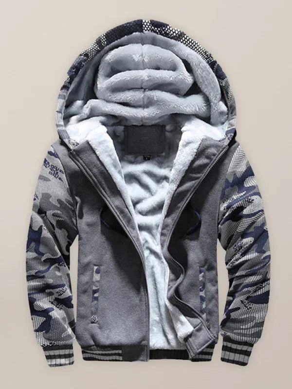 Men's Camouflage Casual Sports Cardigan Sweater Jacket - Shello's Creative Boutique