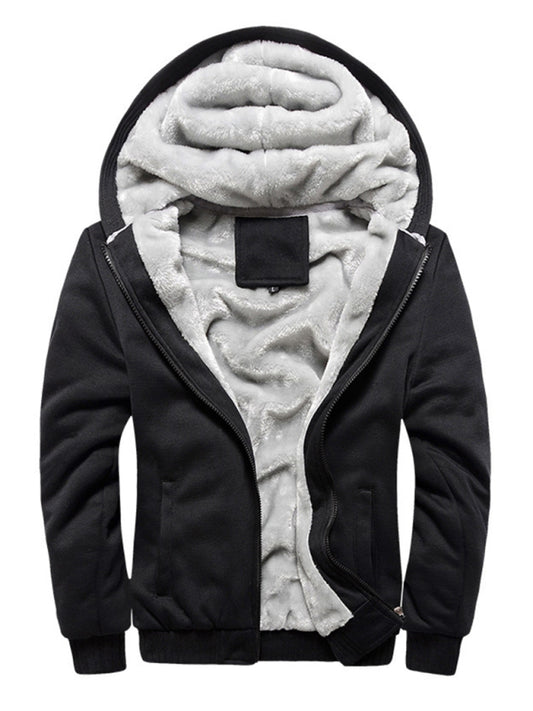 Men's Sweater Hooded Loose Sports Fleece Thickening Men's Coat Shello's Creative Boutique