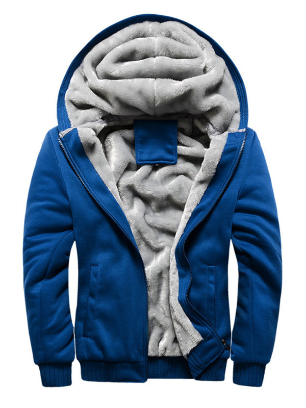 Men's Sweater Hooded Loose Sports Fleece Thickening Men's Coat Shello's Creative Boutique