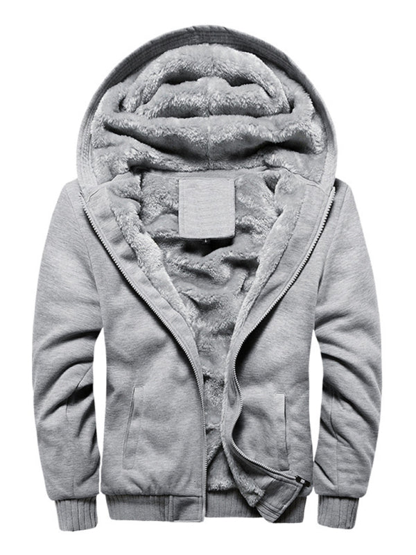 Men's Sweater Hooded Loose Sports Fleece Thickening Men's Coat Shello's Creative Boutique