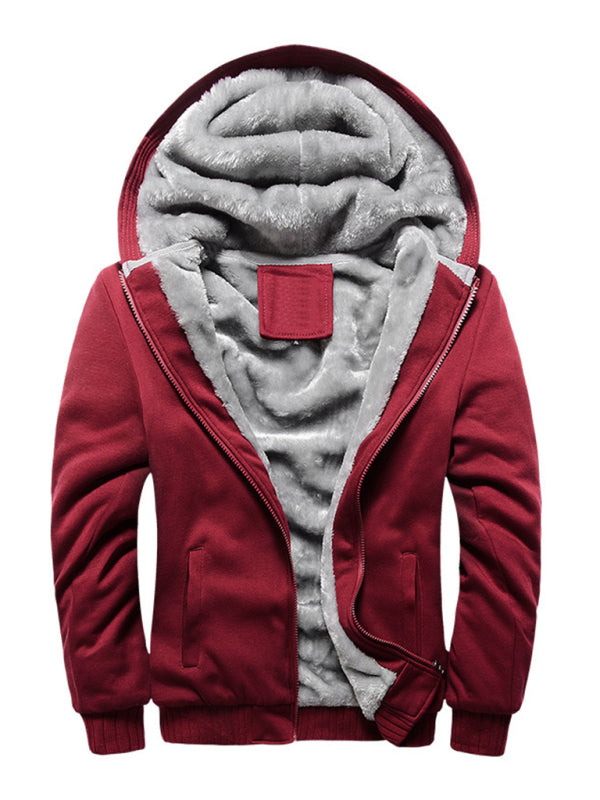 Men's Sweater Hooded Loose Sports Fleece Thickening Men's Coat Shello's Creative Boutique