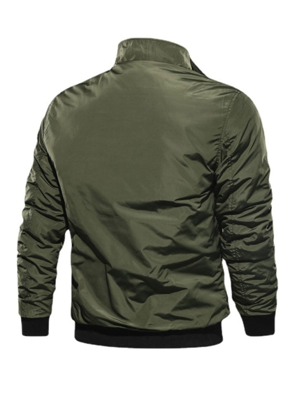 Men's Cotton Jacket Coat Simple Fashion Men's Cotton Clothes Shello's Creative Boutique