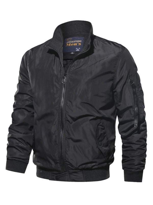 Men's Cotton Jacket Coat Simple Fashion Men's Cotton Clothes Shello's Creative Boutique