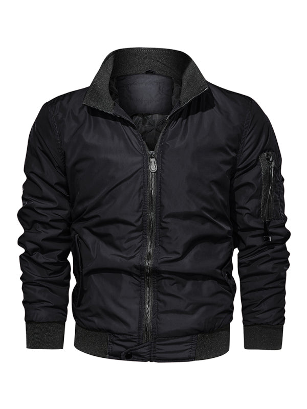 Men's Cotton Jacket Coat Simple Fashion Men's Cotton Clothes Shello's Creative Boutique