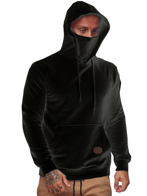 Men's Sweatshirt Hoodie Long Sleeve T-Shirt Call of Duty Sweatshirt Face Mask Shello's Creative Boutique