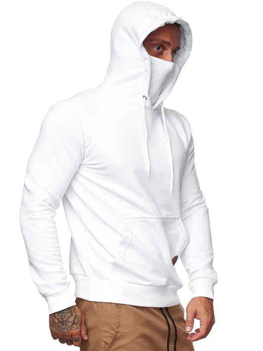 Sweatshirt Hooded Long Sleeve T-Shirt Men's Sweatshirt Mask Shello's Creative Boutique