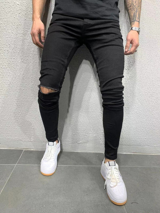 Men's Classic Versatile Stretch Skinny Jeans Shello's Creative Boutique