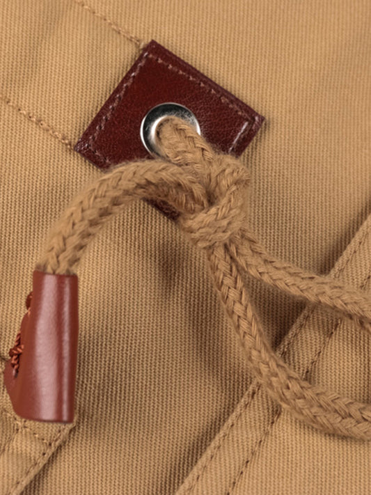 Men's Mid-Length Loose Stand Collar Hooded Cotton Top Youth Men's Jacket Shello's Creative Boutique