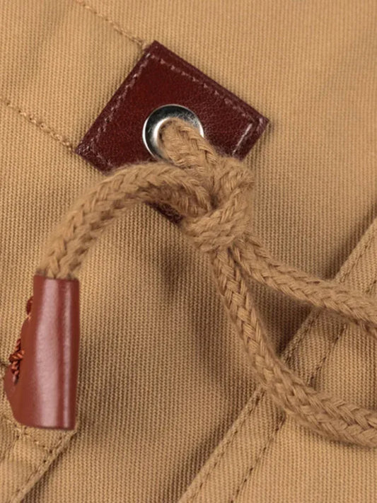 Men's Mid-Length Loose Stand Collar Hooded Cotton Jacket - Shello's Creative Boutique