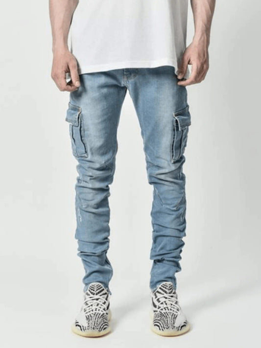 Men's Side Pocket Skinny Jeans For Men Shello's Creative Boutique