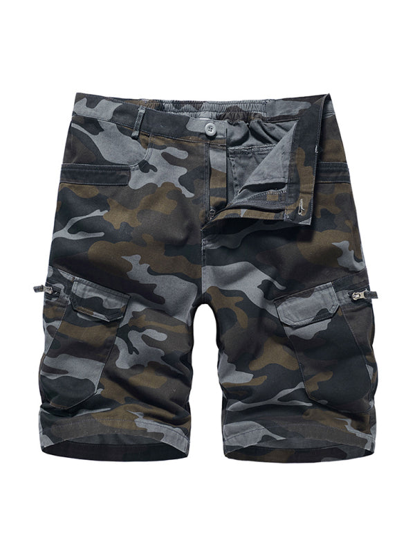 Men's Camouflage Print Cargo Shorts Shello's Creative Boutique