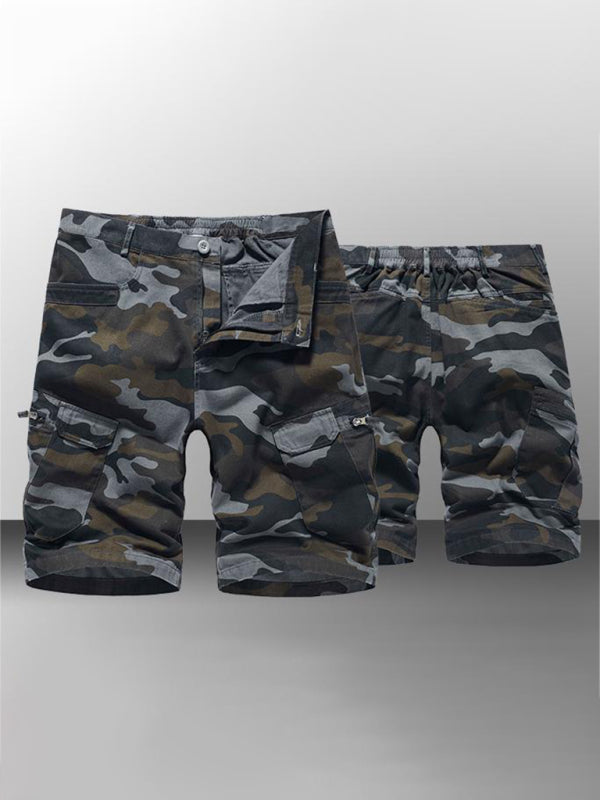 Men's Camouflage Print Cargo Shorts Shello's Creative Boutique